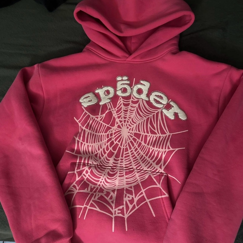 Sp5der hoodie / legacy pink